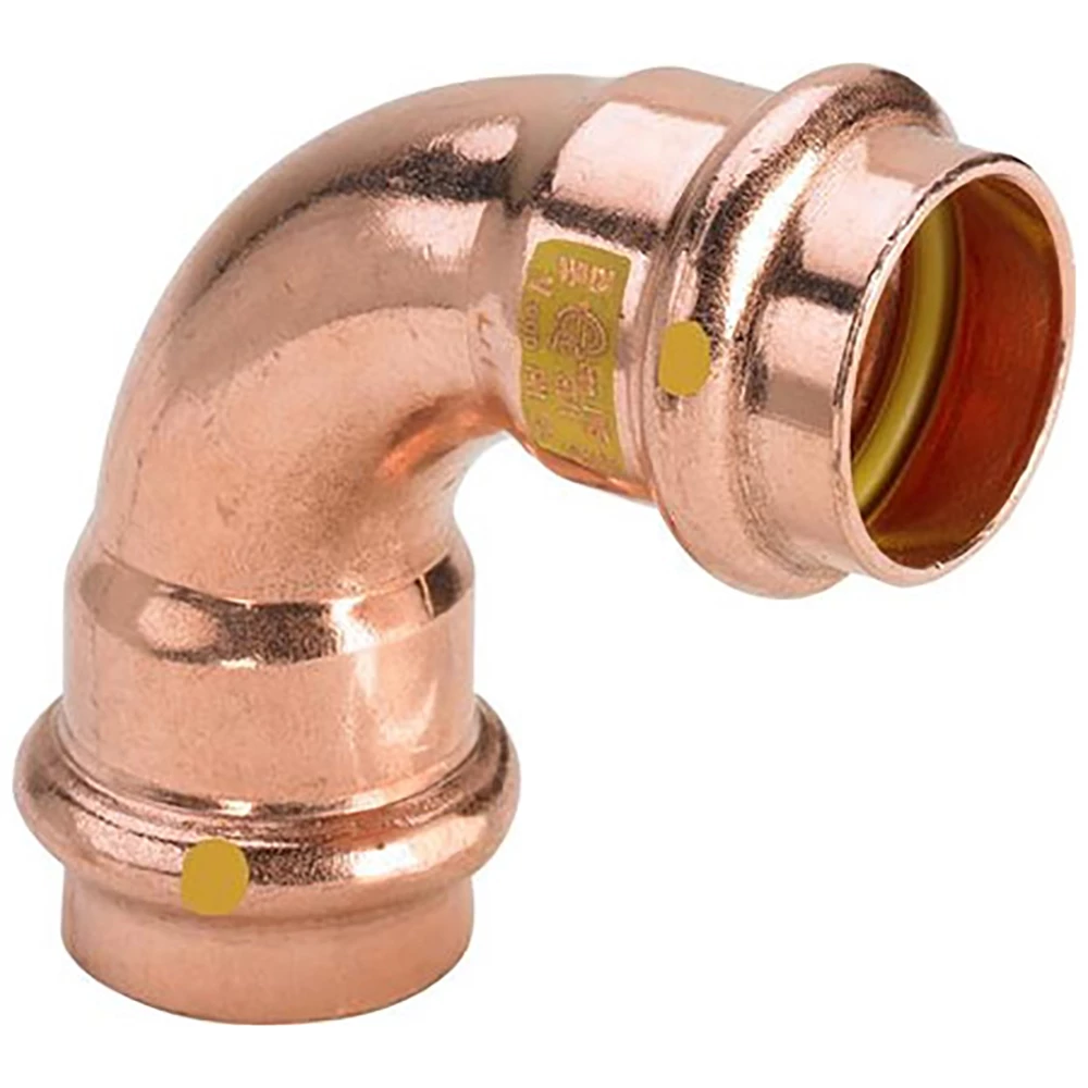 Угол пресс Viega Profipress G с SC-Contur 2616 Дн35 90° корпус медь, пресс/пресс,