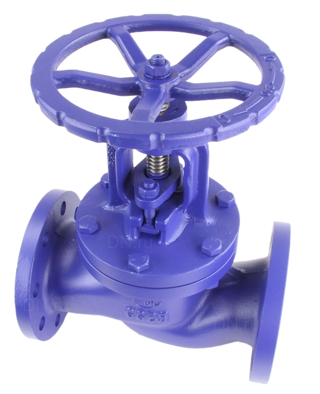 Клапан запорный АДЛ Гранвент KV16 Ду150 Ру16 фланцевый сальниковый