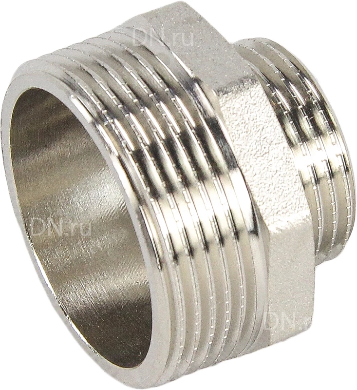 Ниппель переходной STI Ду50х25 (2″ x 1″) никелированный