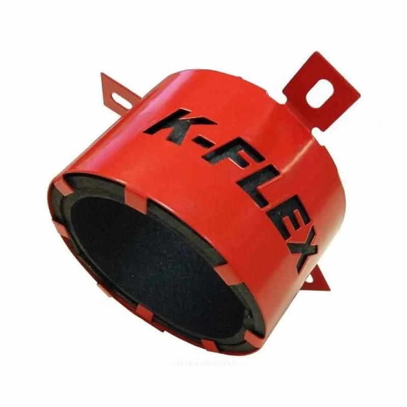 Муфта противопожарная K-FLEX K-Fire Collar Дн160 для труб, материал - сталь, цвет - красный, отгрузка кратно 12шт