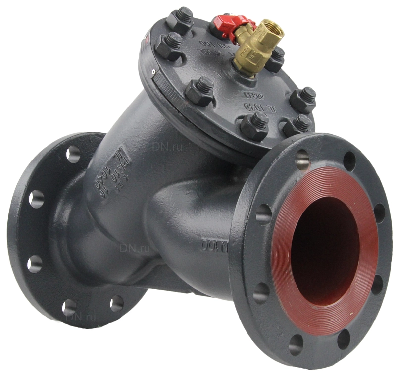 Фильтр сетчатый чугунный Danfoss FVF Ду200 Ру16 с дренажным краном фланцевый 065B7737